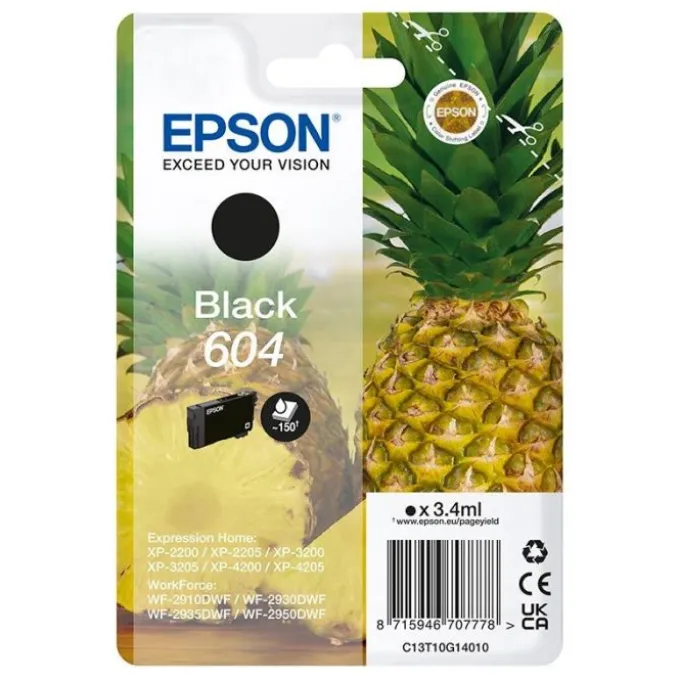 Cartouche EPSON 604 Ananas Noir