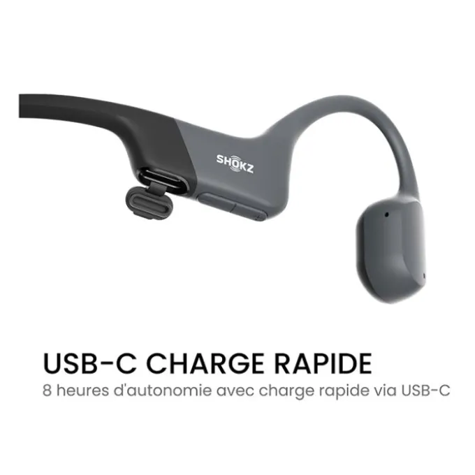 Casque Bluetooth à conduction osseuse SHOKZ OPENRUN Noir