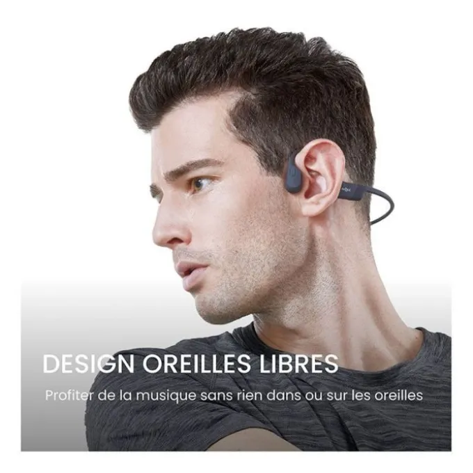 Casque Bluetooth à conduction osseuse SHOKZ OPENRUN Noir