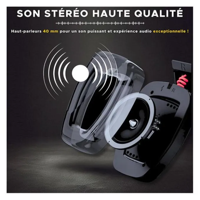 Casque gaming THE G-LAB Korp Platinium sans fil