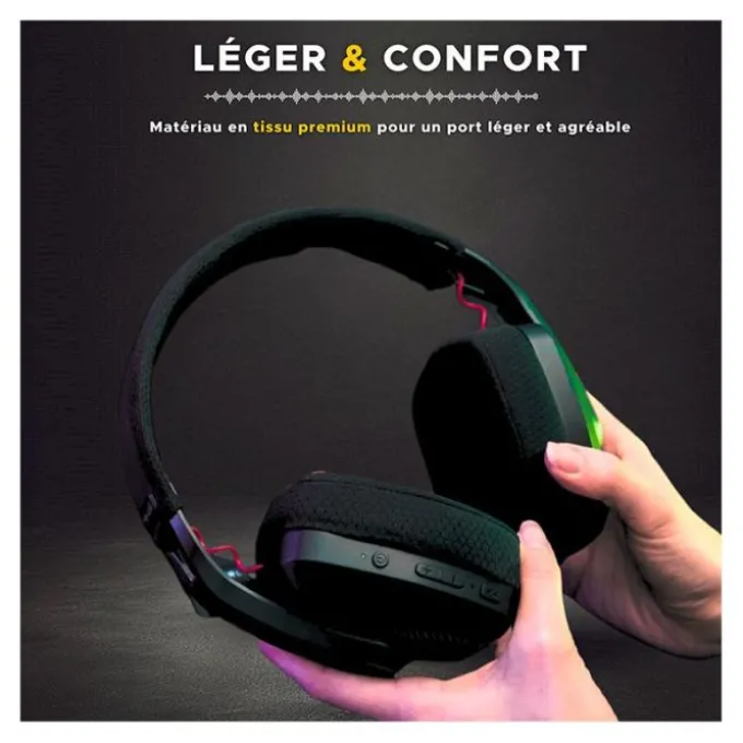Casque gaming THE G-LAB Korp Platinium sans fil