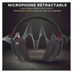 Casque gaming THE G-LAB Korp Platinium sans fil
