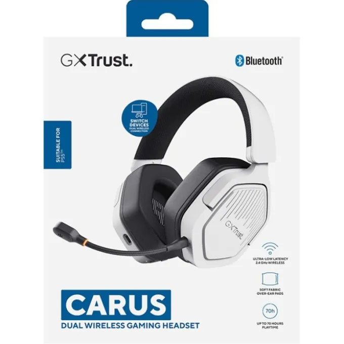 Casque gaming TRUST Carus PS5 Blanc