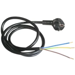 Câble d'alimentation électrique 3 x 1,5 mm2 avec fiche secteur intégrée ÉLECTRO DÉPÔT