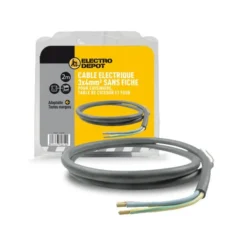 Câble d'alimentation électrique 3 x 4 mm2 ÉLECTRO DÉPÔT