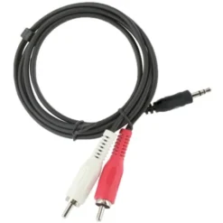 Câble EDENWOOD JACK 3,5 / 2 RCA Noir 3 mètres