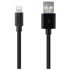 Câble Lightning / USB EDENWOOD 2,5M Noir Certifié APPLE
