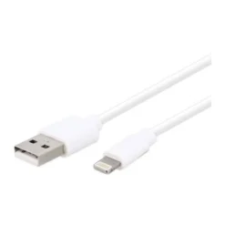 Câble Lightning / USB HIGH ONE 1M Blanc