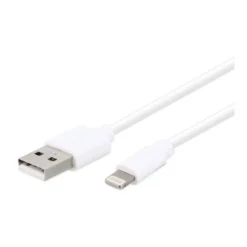 Câble Lightning / USB HIGH ONE 1M Blanc