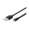 Câble Lightning / USB HIGH ONE 1M Noir