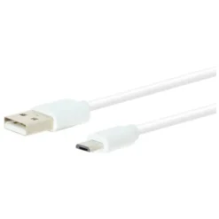 Câble Micro USB / USB HIGH ONE 1M Blanc