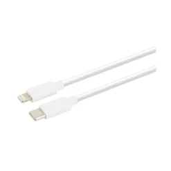 Câble USB-C / Lightning EDENWOOD 1M Blanc