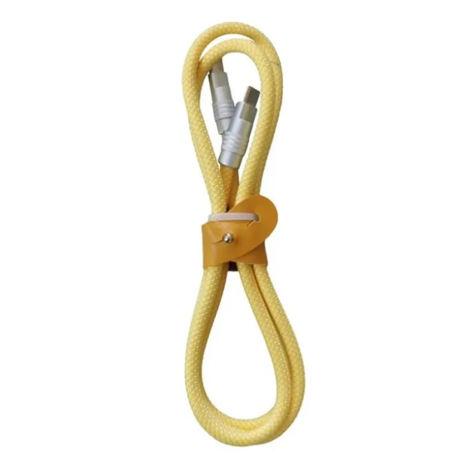 Câble USB-C / USB-C YELLO KOKO 65W 1M Jaune