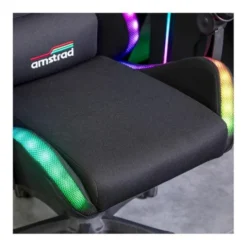 Chaise gaming AMSTRAD AMS-LED-NEXUS Noir