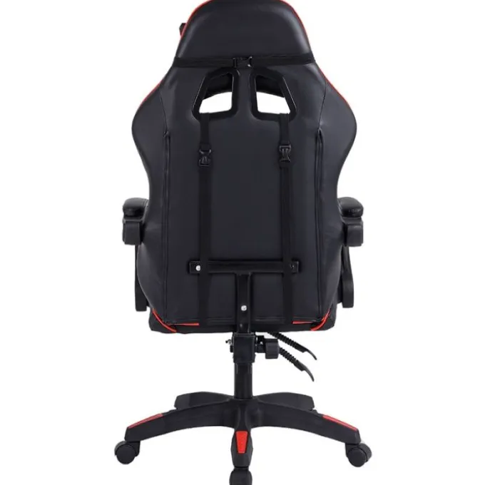Chaise gaming AMSTRAD AMS 800 Noir et rouge
