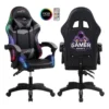 Chaise gaming AMSTRAD 900 LED Gamer Noir