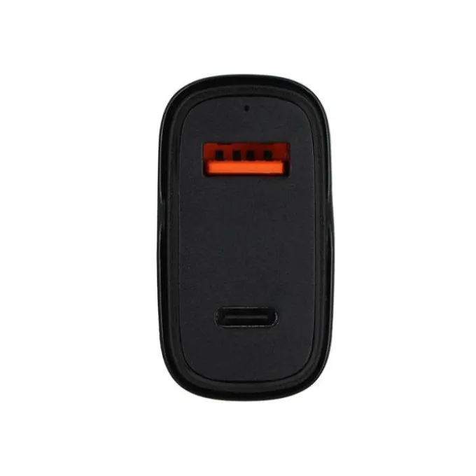 Chargeur allume cigare 2 ports USB-C et USB EDENWOOD 83W et + Câble USB-C / USB-C 1M Noir