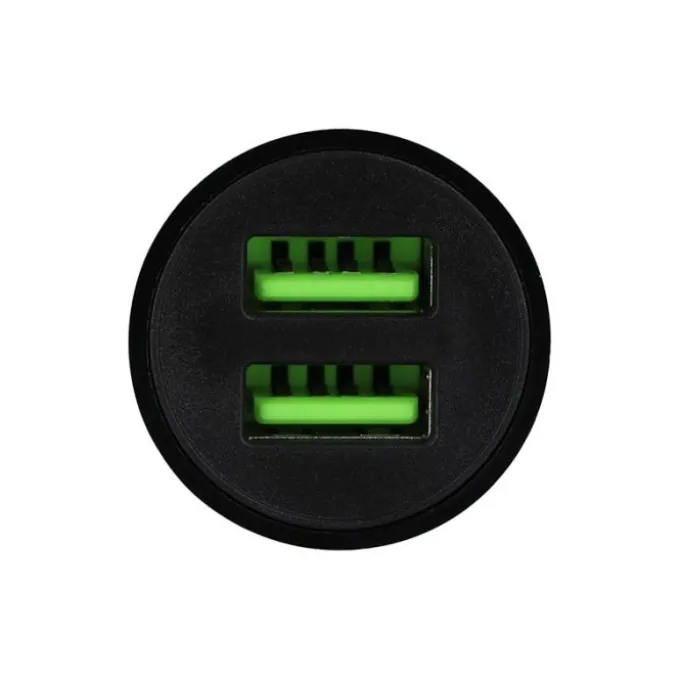 Chargeur allume cigare 2 ports USB HIGH ONE 12W Noir