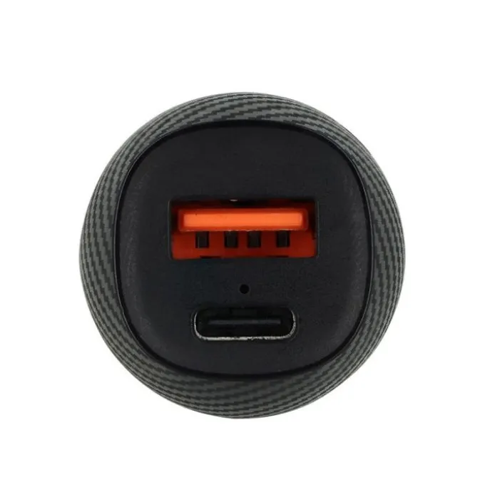 Chargeur allume cigare 2 ports USB et USB-C EDENWOOD 51W Noir
