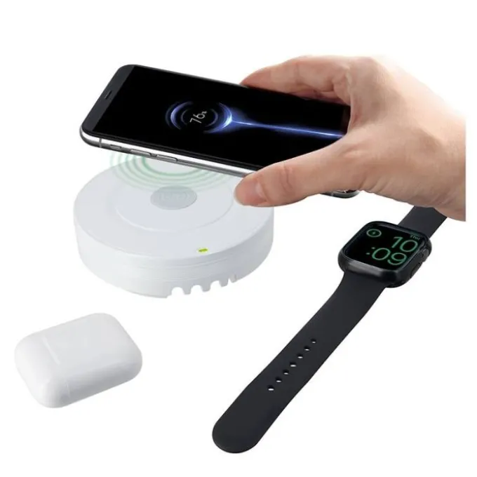 Chargeur à induction et secteur 4 ports USB et USB-C EDENWOOD 77W Blanc