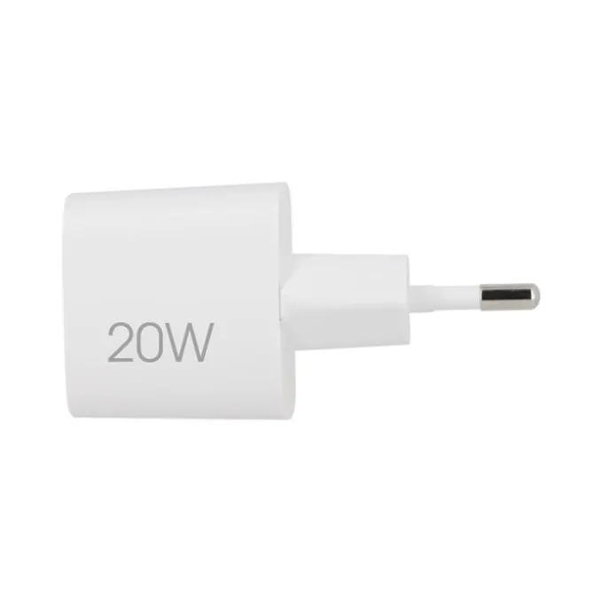 Chargeur secteur 2 ports USB-C 20W et USB 18W EDENWOOD Blanc