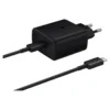 Chargeur secteur USB-C SAMSUNG 45W + Câble 1M Noir