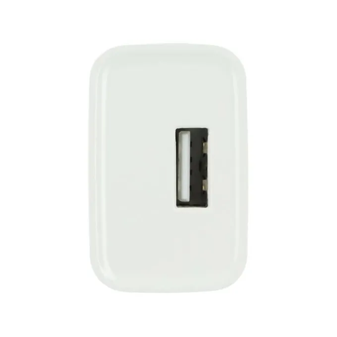 Chargeur secteur USB HIGH ONE 2,4AA Blanc