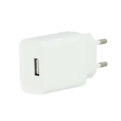 Chargeur secteur USB HIGH ONE 2,4AA Blanc