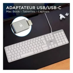 Clavier BLUESTORK filaire pour Mac