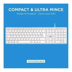 Clavier BLUESTORK filaire pour Mac