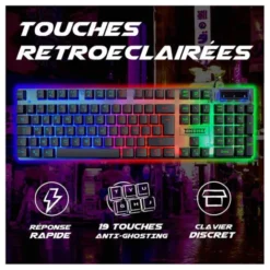 Clavier gamer AKUMA SHONEN K01 membrane