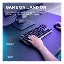 Clavier gamer TRUST TKL mécanique CALLAZ
