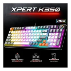 Clavier mécanique gamer RGB SPIRIT OF GAMER XPERT K350 switch marron