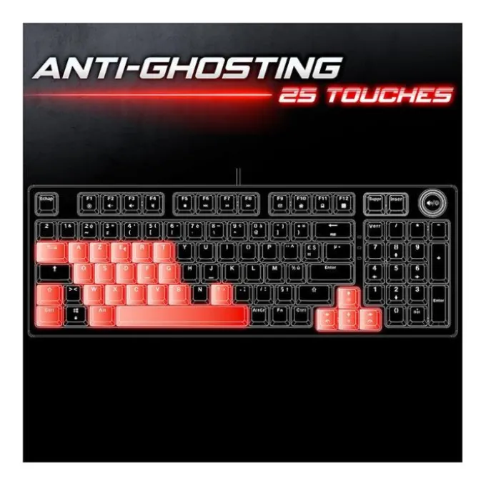 Clavier mécanique gamer RGB SPIRIT OF GAMER XPERT K350 switch marron