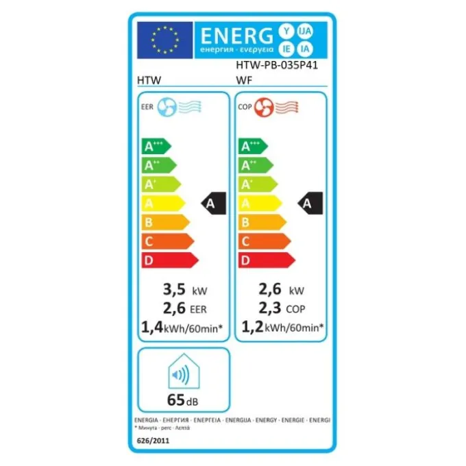 Climatiseur mobile HTW 30m² REVERSIBLE PB-035P41WF