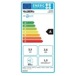 Climatiseur mobile VALBERG 12000 BTU pour pièce de 30 m2