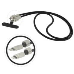 CORDON + CABLE DE CHARGE USB C LIGHTNING 1M20