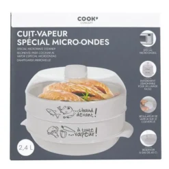 Cuit vapeur double spécial micro ondes