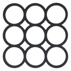 Dessous de plat silicone formes géométriques