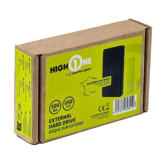 Disque dur HIGH ONE 500 Go USBC 3.0 reconditionné
