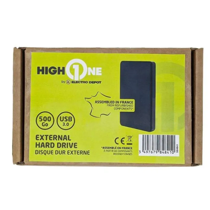 Disque dur HIGH ONE 500 Go USBC 3.0 reconditionné