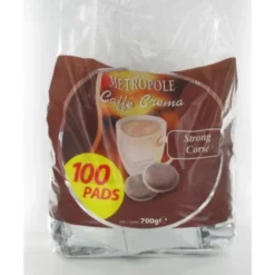 Dosettes de café METROPOLE Corsé x100 pour SENSEO