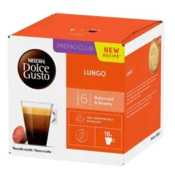 16 dosettes DOLCE GUSTO LUNGO