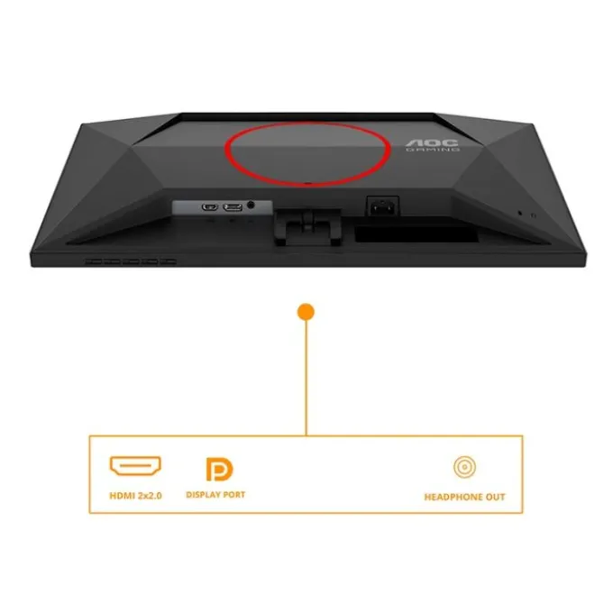 Ecran PC Gamer 24" AOC 24G4HRE - 0,5ms/200HZ/HP