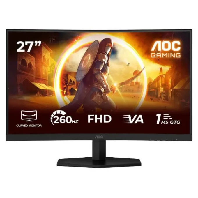 Ecran PC Gamer incurvé 27" AOC C27G42ZE - 240Hz/0,3ms/FHD