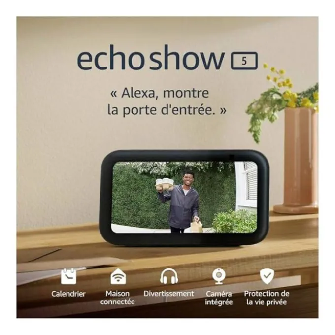 Enceinte connectée AMAZON ECHO SHOW 5 Anthracite