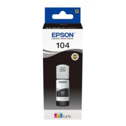 Encre EPSON T104 Ecotank Noir - 65ml