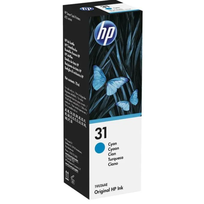 Encre HP 31 CYAN 8K Smart Tank
