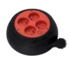 Enrouleur CHACON 4 prises Noir et rouge - Cable 4m