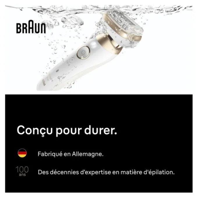 Epilateur BRAUN SILK EPIL 9 FLEX SES9-011 3D